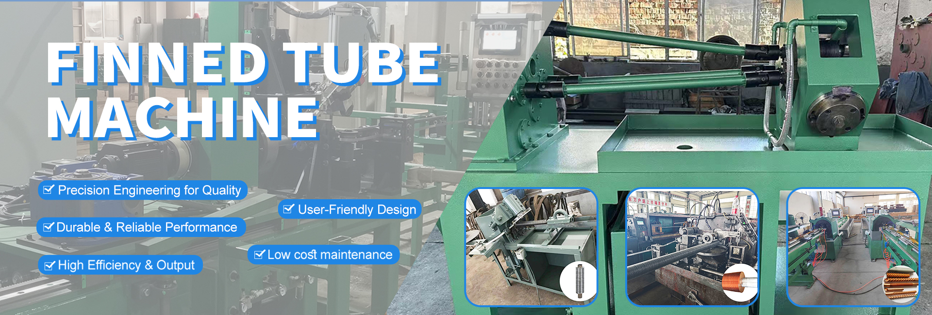 fin tube machine