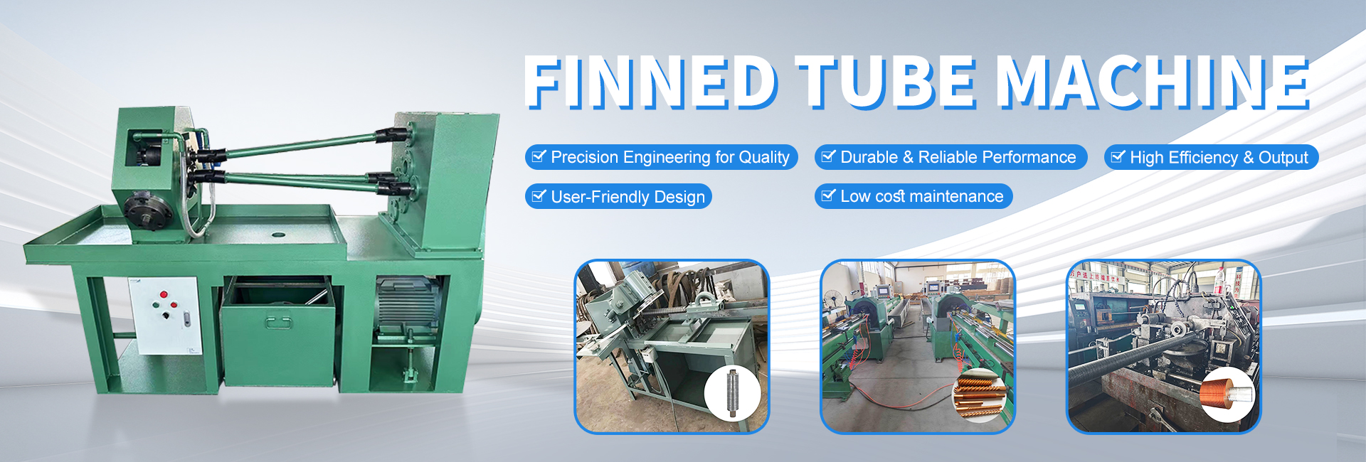 Extruded Fin Tube Machine factory view