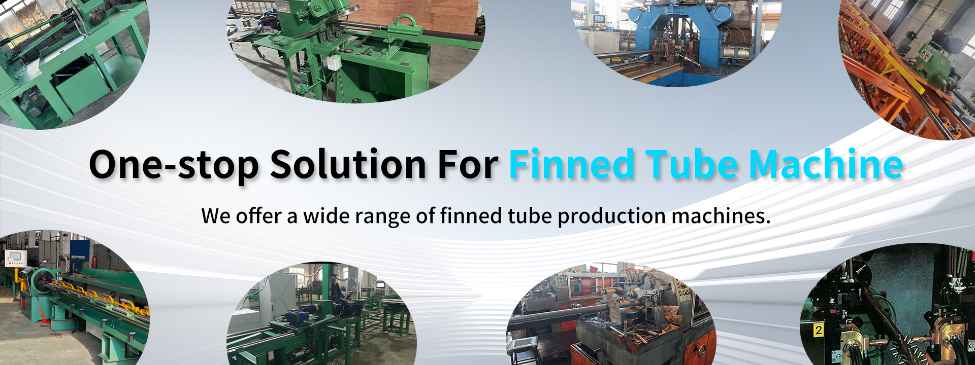 PLC control system of extruded fin tube machine