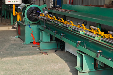 Low fin tube machine