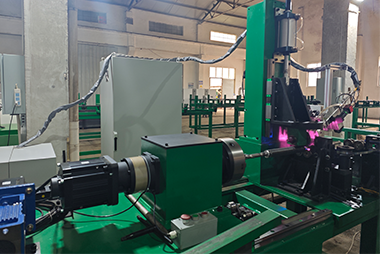 spiral fin tube welding machine
