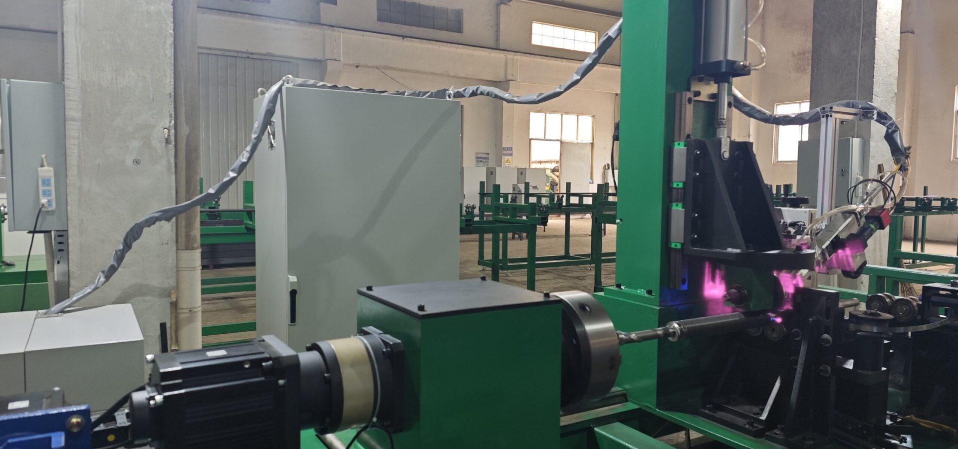 Welded spiral fin tubes for heat exchanger production