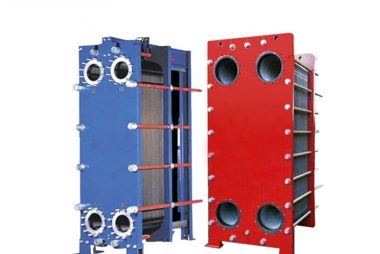 Specialized gasketed plate heat exchanger for corrosive media.